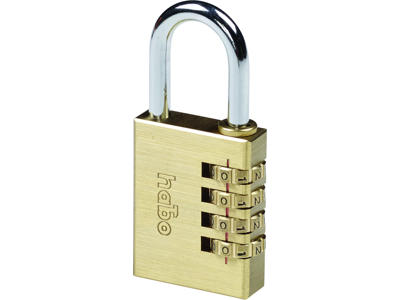 Hængelås m/kode, 38 mm