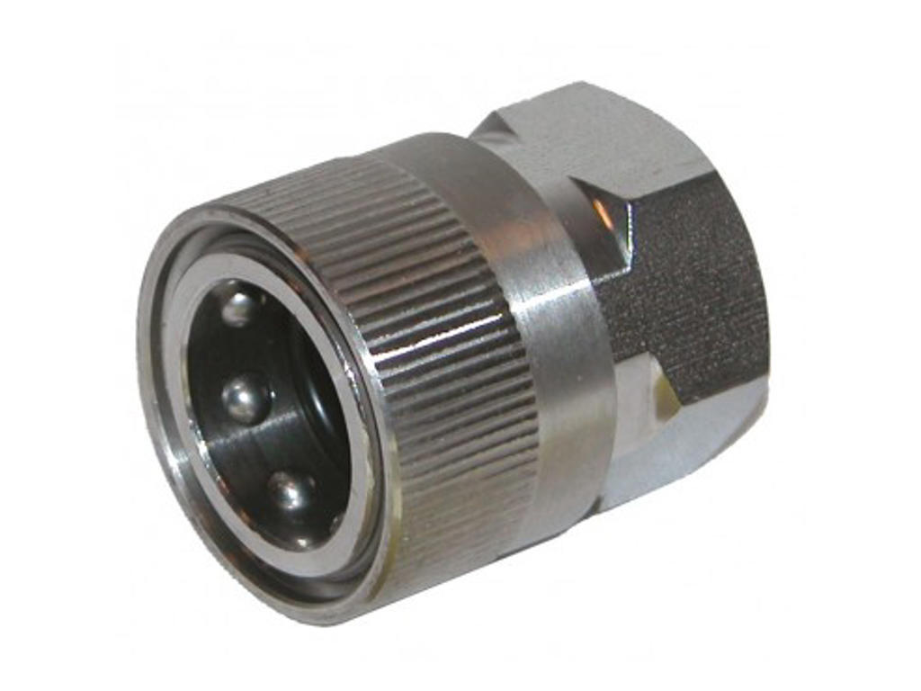 High pressure couplings, 3/8" she, sleeve, stainless