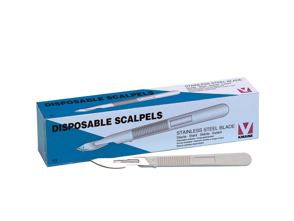 Engangsskalpel, nr 24. 1 ks.