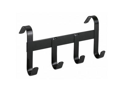 Coat rack with 4 hooks