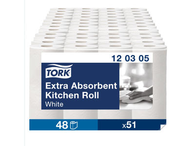 Køkkenrulle tork premium, 3-lags, 48 rl.