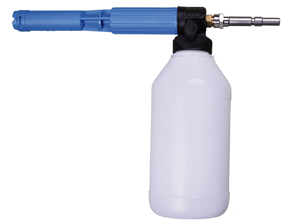 Foam gun complete setting dosing