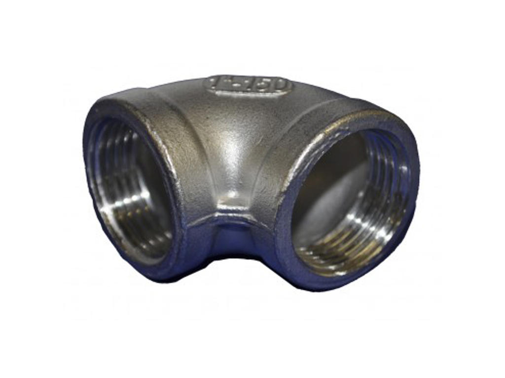 Angle stainless stell, 90 degrees sleeve/sleeve