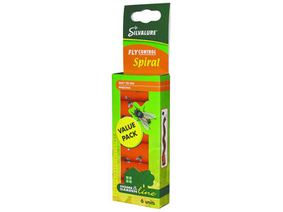 Flycatcher fly spiral, 6 pcs