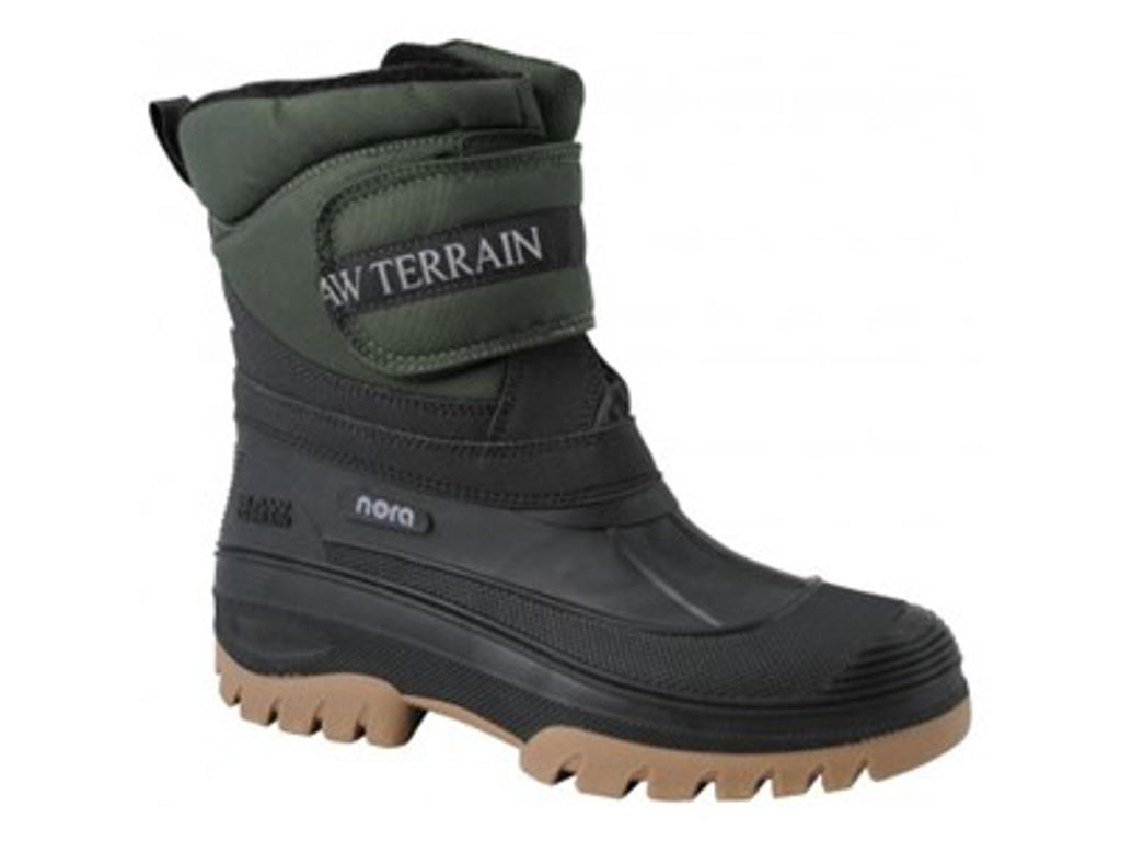 Vinterstøvle m/foer og velcro