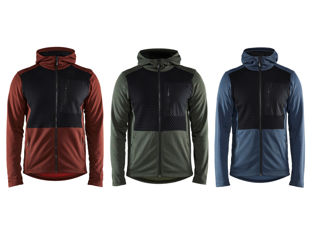 Hættetrøje m/lynlås blåkläder