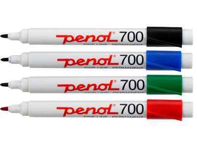 Permanent marker, penol 700, 10 pcs