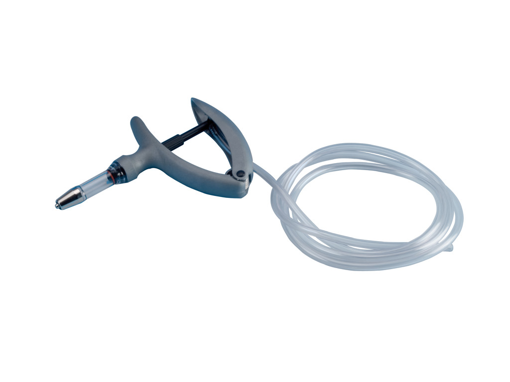 Automatic syringe, eco-matic, with hose