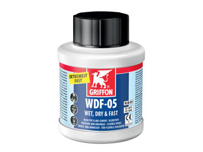 Pvc rørlim med pensel, 250 ml