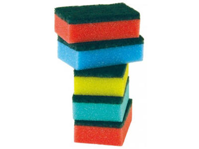 Rengøringssvamp, 10 stk.