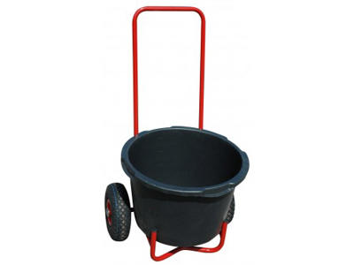 Vogn til døde små grise incl balje