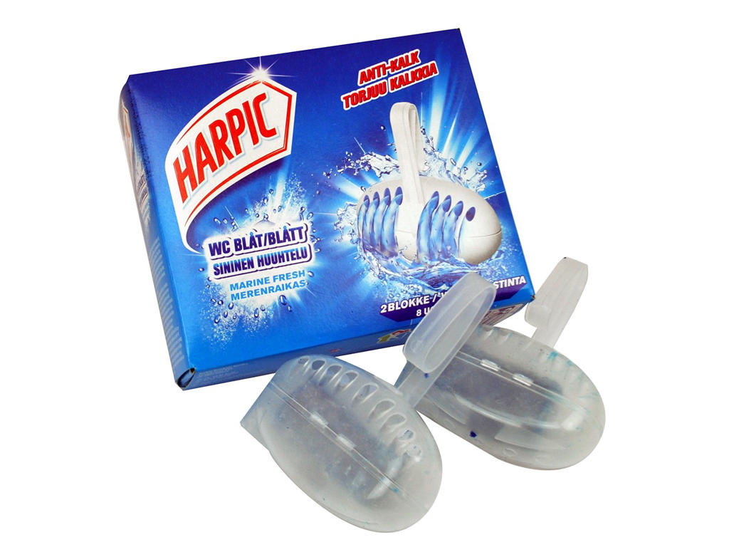 Toilet block, harpic, 2 pcs