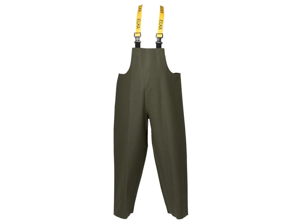 Rain overalls strong ELKA green