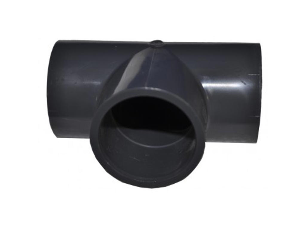 Tee stykke PVC lim
