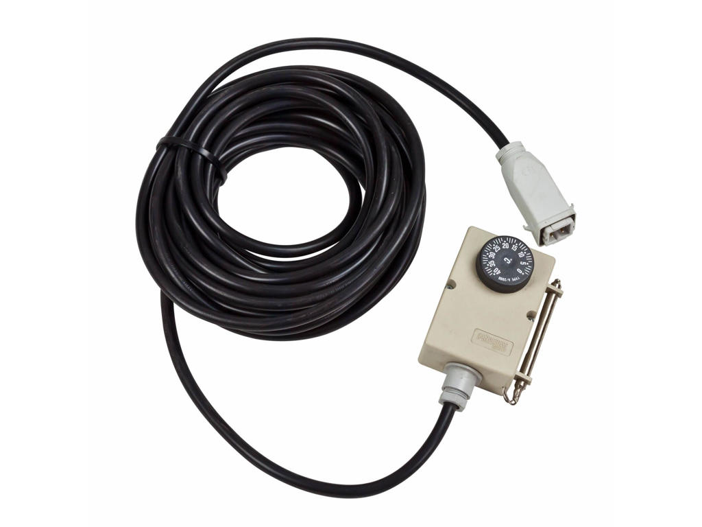 Rumtermostat til varmekanon, m/10 mtr led