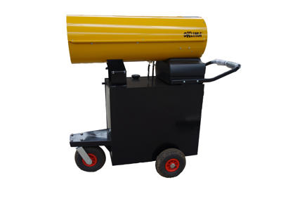 Varmekanon, med stor tank