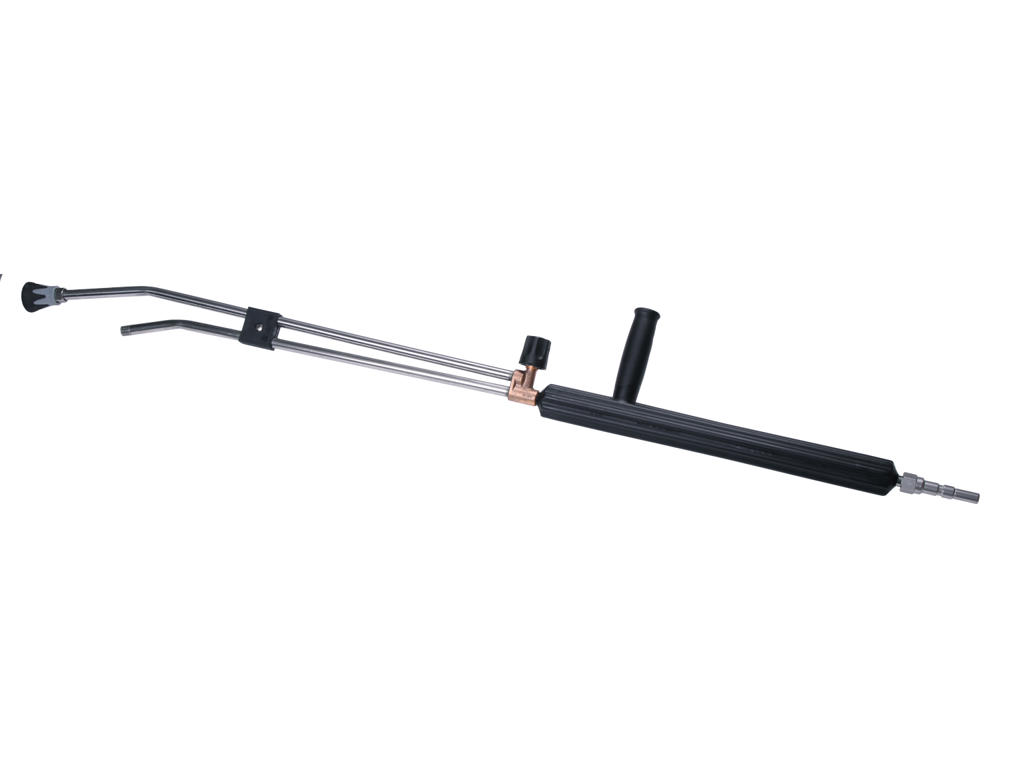 Double lance for high pressure