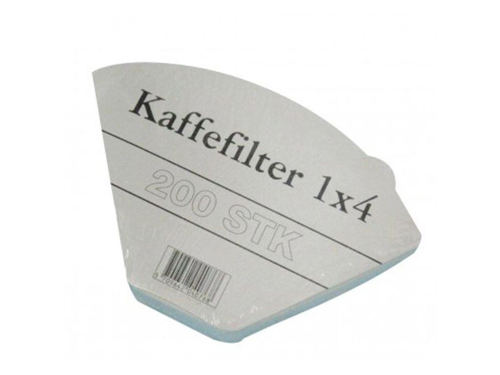 Coffee filters 1x4, 200 pcs