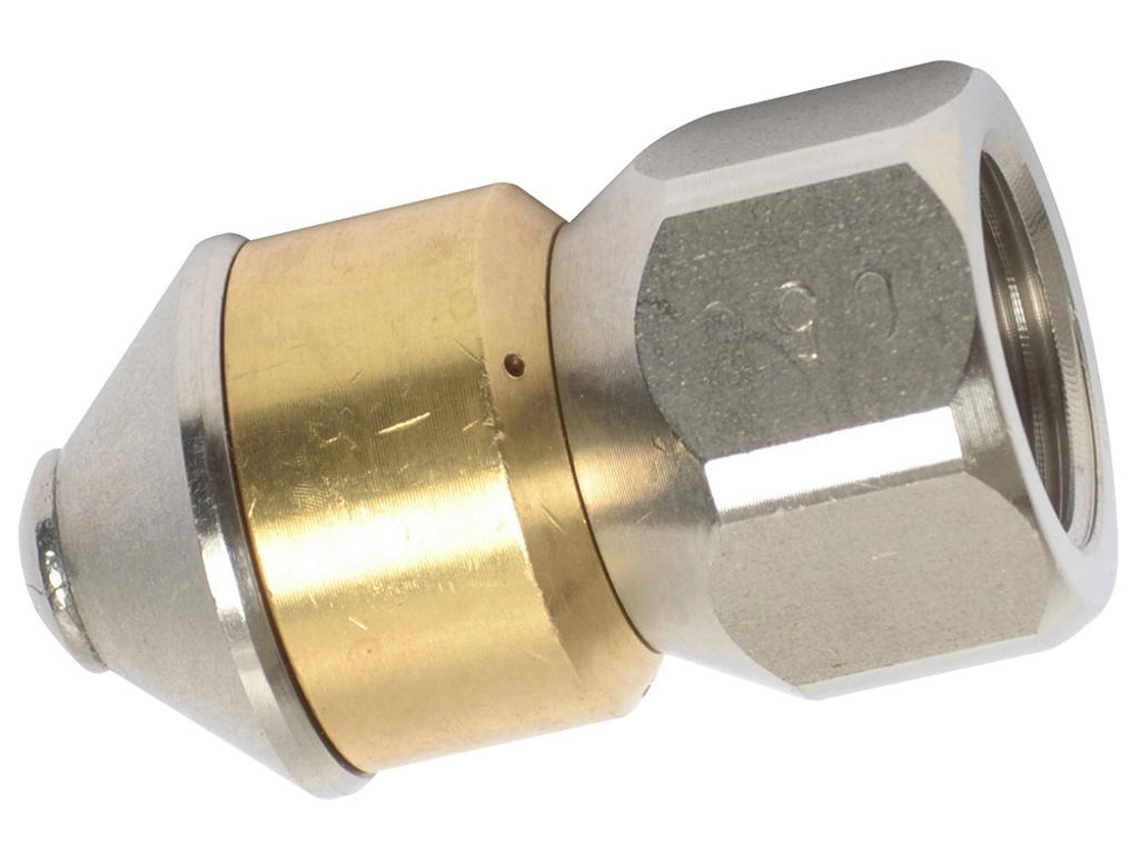 Sewer nozzle rotating 3/8" internal thread