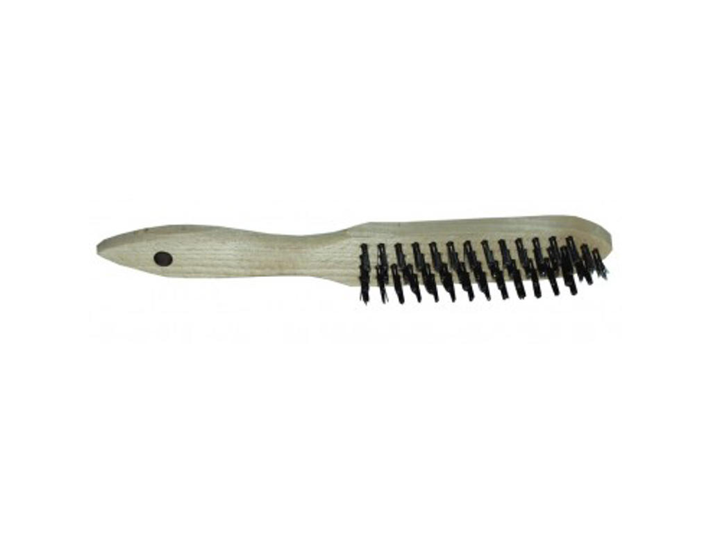 Steel brush, 4 rows