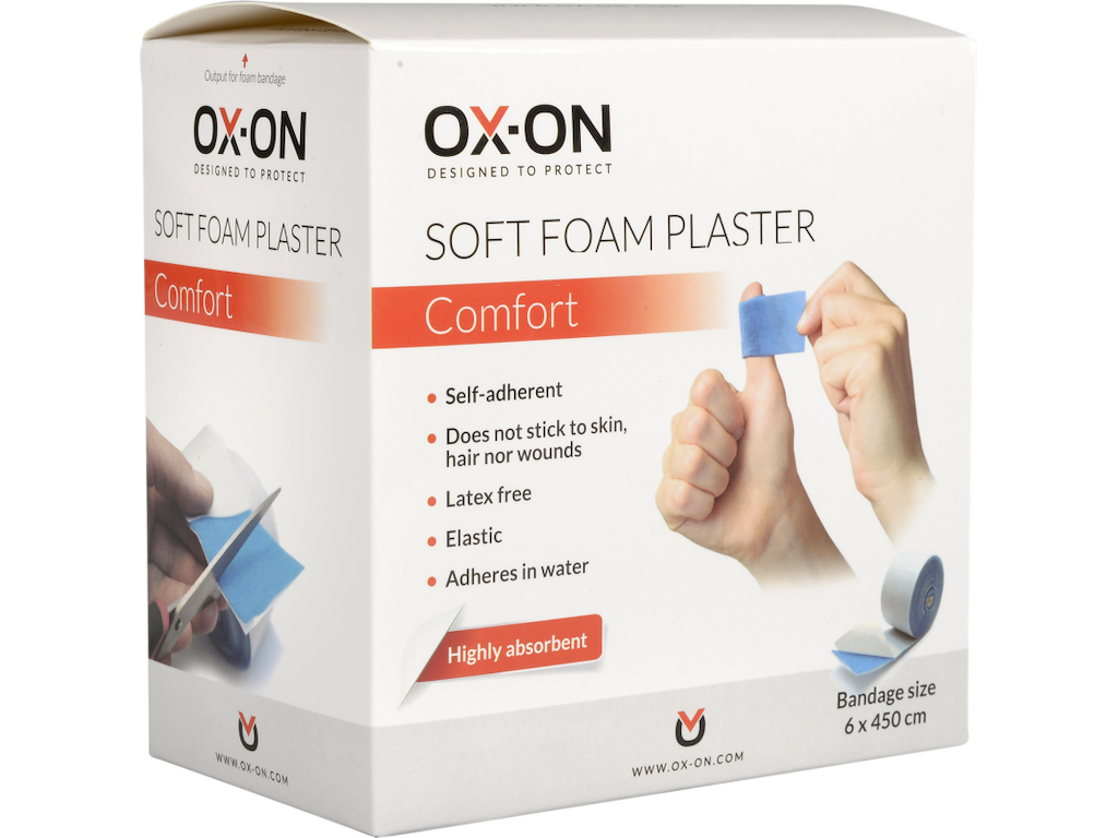 Foam plaster, 6 cm x 4.5 m