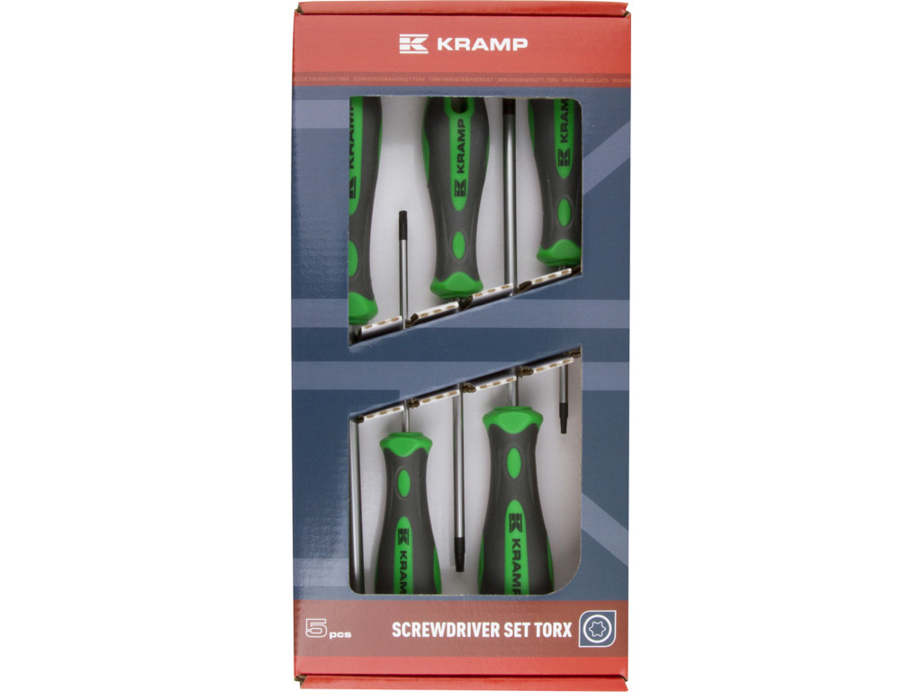 Screwdriver set, torx, Kramp