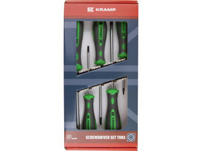 Skruetrækkersæt, torx, kramp