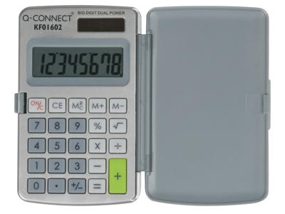 Calculator, small model 10 x 6 cm