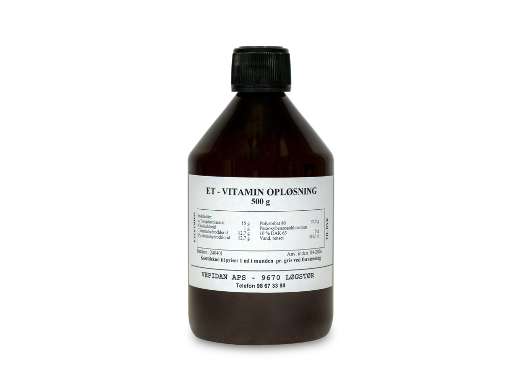 ET-vitamin opløsning 500 ml
