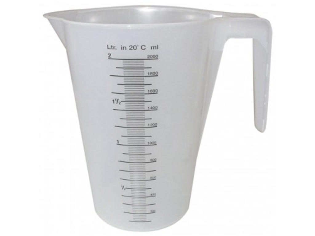 Measuring pot plastic