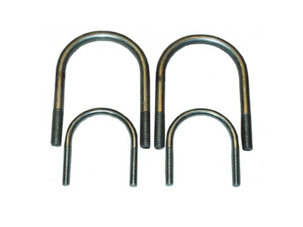 U-bøjle/dragbånd, rustfri, kort