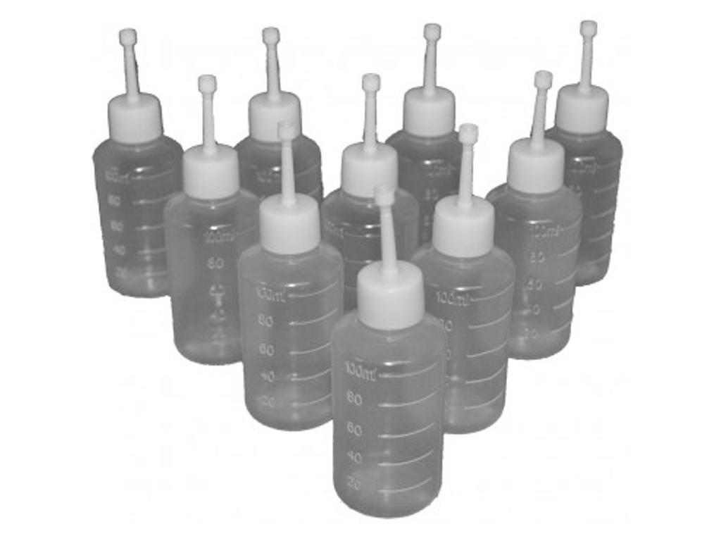 Sædflaske m/låg 100 ml  100 stk