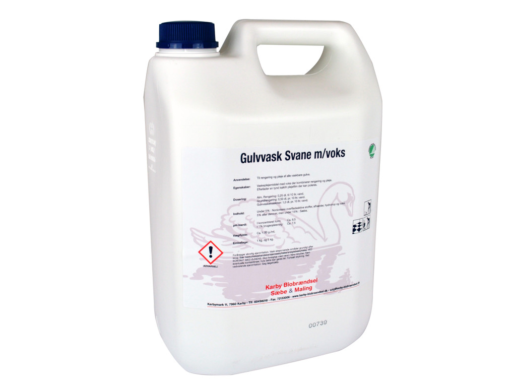 Gulvvask m/voks 5 liter svane
