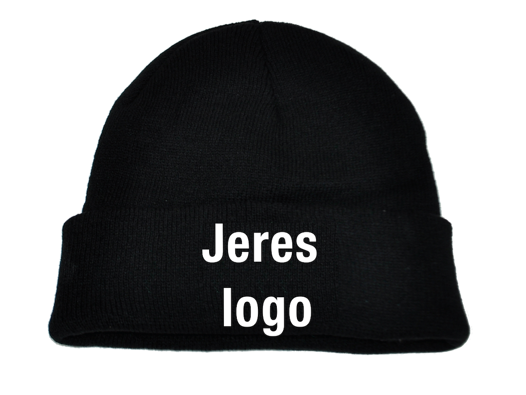 Knitted hat with embroidered logo, 50 pcs.