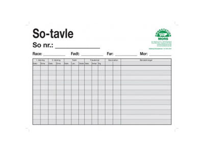 Sotavle a4 størrelse 50 stk