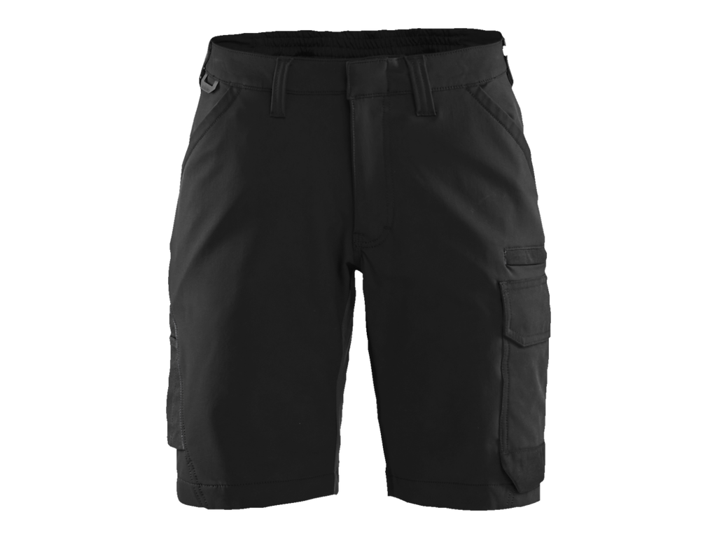 Shorts m/stræk Blåkläder damemodel sort/grå