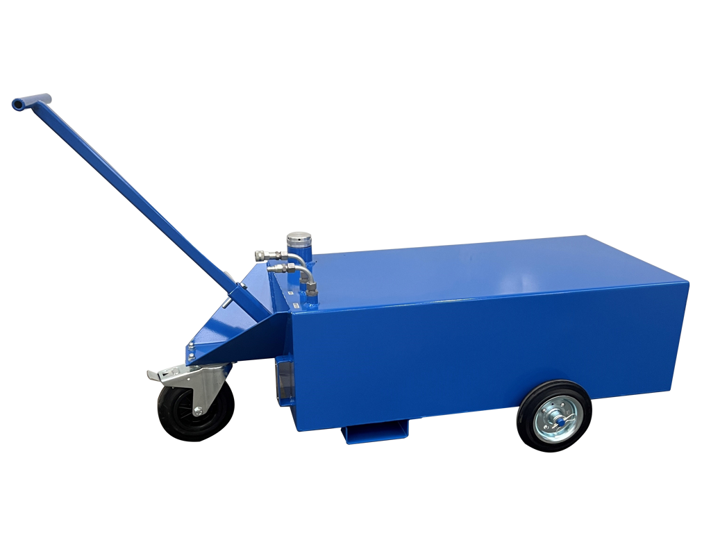 Ladtank på hjul, til varmekanon