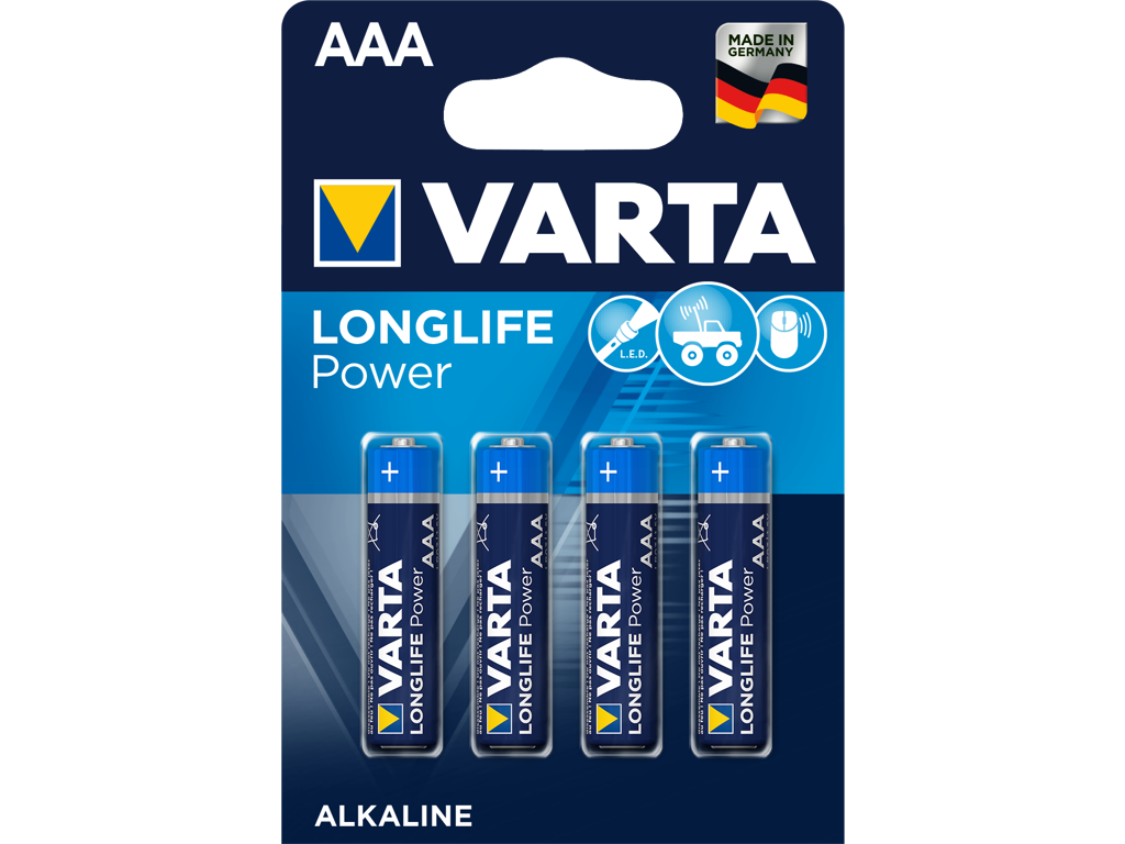 Battery varta high energy size: aaa 4 pcs