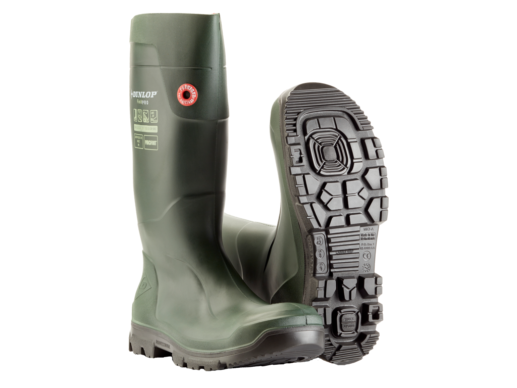 Wellington, without safety, Dunlop, green