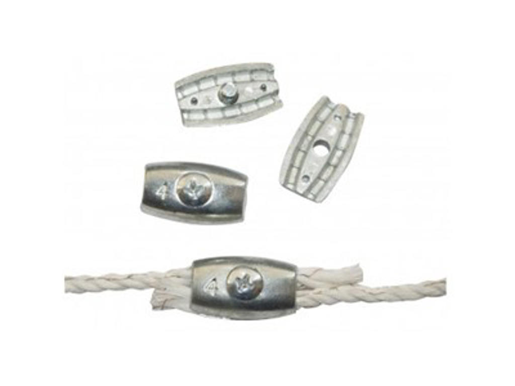 Rebsamler m/skrue galv. 5 mm 4 stk.