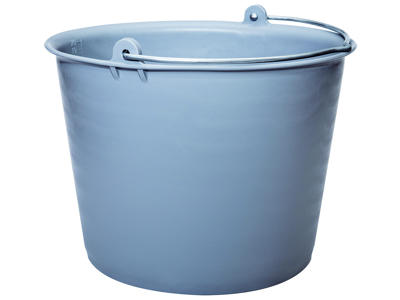 Bucket 20 ltr, strong grey