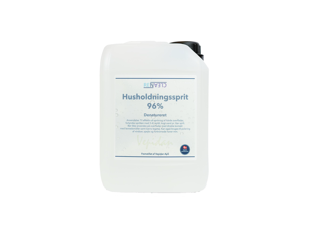 Husholdningsprit, 96%, 2,5 liter