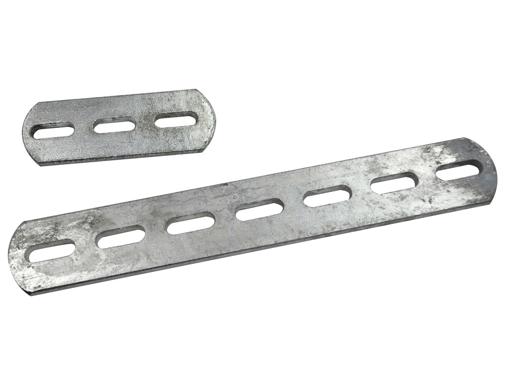 Flat steel bracket with holes 40 x 6 MM