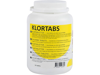 Klortabletter 225 stk.