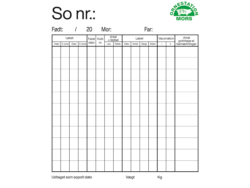 Sotavle, a5,  25 stk