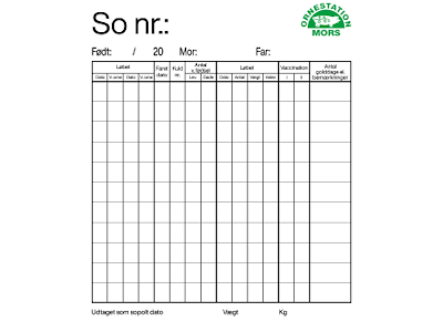 Sotavle, a5,  25 stk