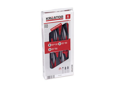 Skruetrækkersæt, lige kærv og philips, kreator