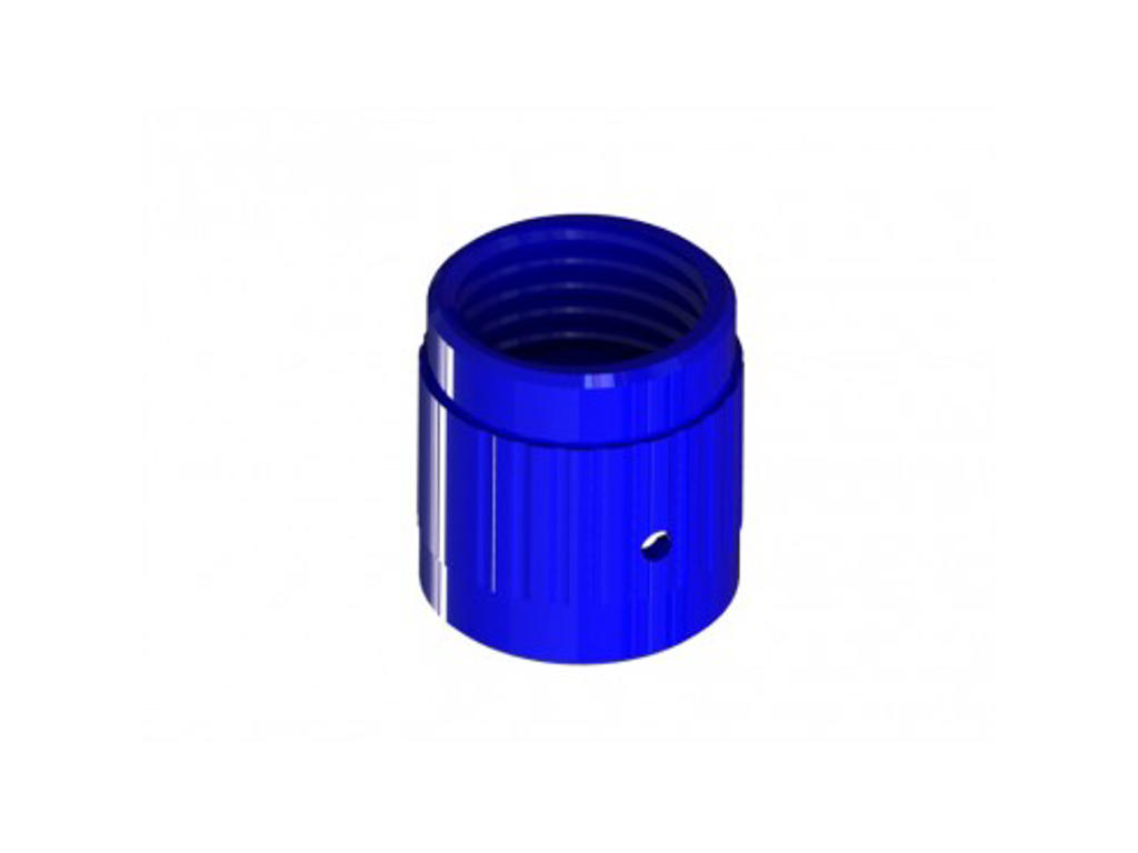 Overgang til flaske - tvist top - blå