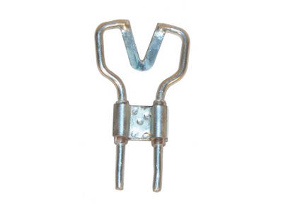 Kniv t/haleklipper v-formet