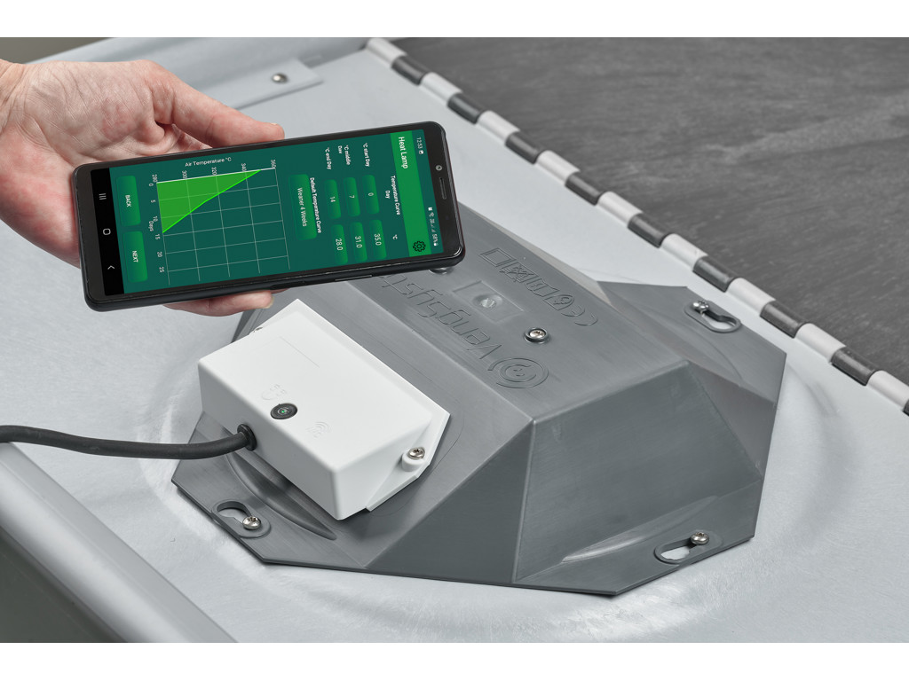 Varmelampe, veng infra heater